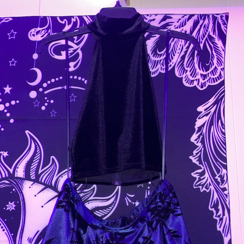 Two piece prom dress